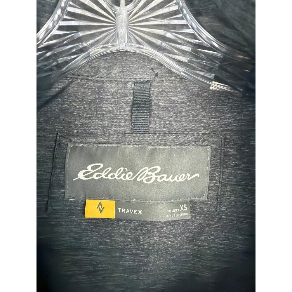 Eddie Bauer Travex Vest Womens XS Grey Fit Full Zip Utility Outdoor Gorpcore - Picture 3 of 8